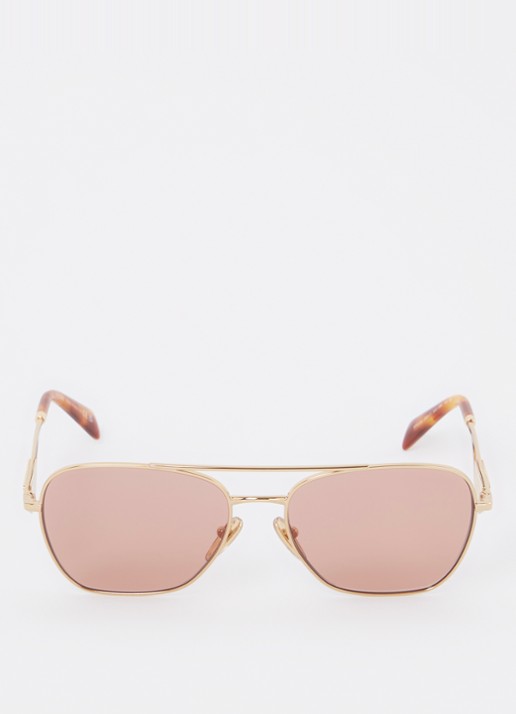 Prada Piloten zonnebril PRA50S - detail 3 goud