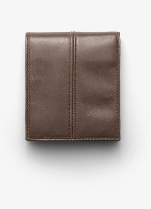 Prada Portemonnee van kalfsleer - achterkant 4 taupe
