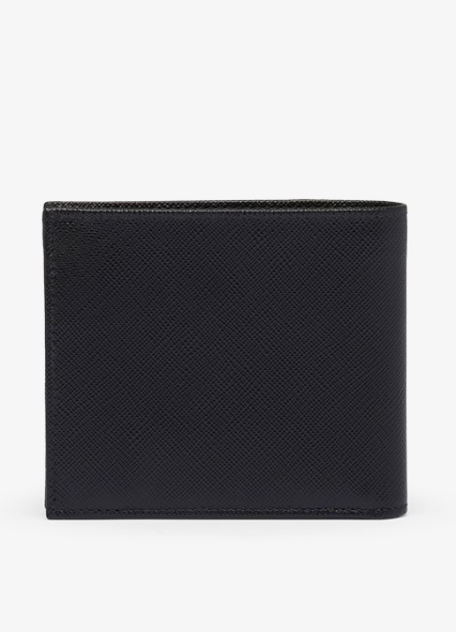 Prada Portemonnee van leer - achterkant 6 zwart