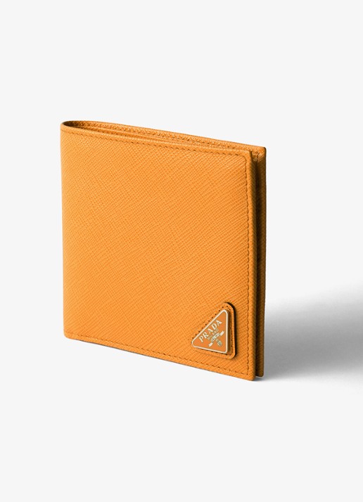 Prada Portemonnee van leer - detail 3 orange