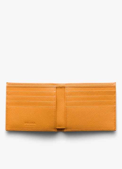 Prada Portemonnee van leer - voorkant 2 orange