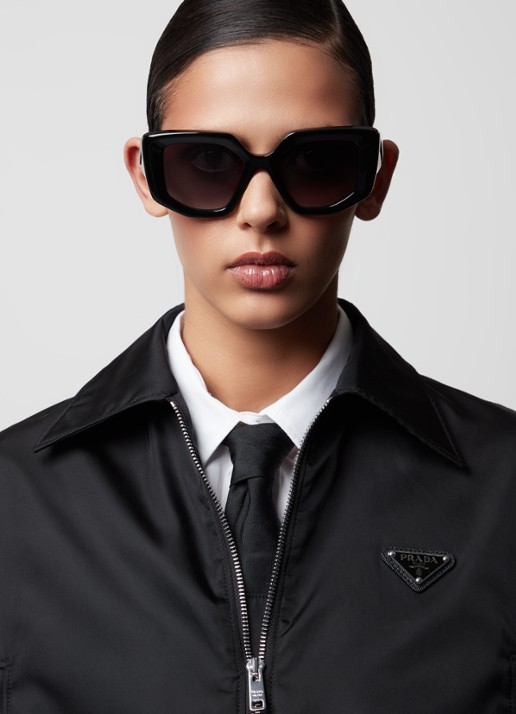 Prada Prada *PR 14ZS  BLK SHN BLU G - voorkant 2 zwart