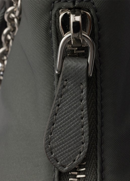 Prada Prada Re-Edition 2005 Re-Nylon crossbodytas met leren details - detail 5 grijs