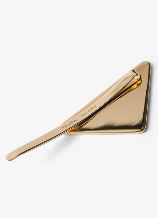 Prada Prada Symbole haarclip set van 2 - achterkant 2 goud