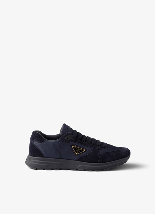 Prada Prax 2.0 Re-Nylon sneaker met suède details