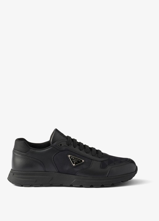 Prada Prax 2.0 Re-Nylon sneaker van kalfsleer
