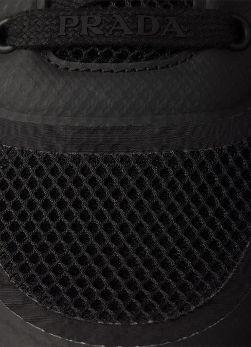 Prada Prax 2.0 sneaker met logo - detail 5 zwart