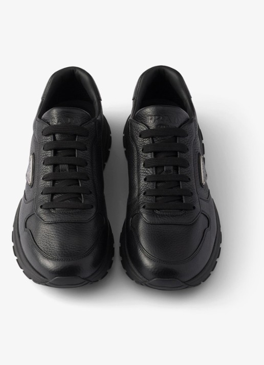 Prada Prax 2.0 sneaker van leer - detail 3 zwart