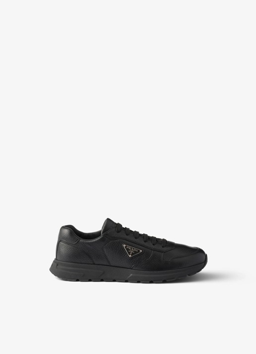 Prada Prax 2.0 sneaker van leer - voorkant 9 zwart