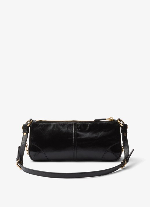 Prada Re-Edition 2002 Medium schoudertas van kalfsleer - achterkant zwart