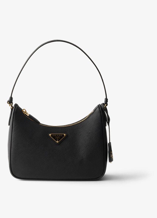 Prada Re-Edition 2005 Mini schoudertas van kalfsleer