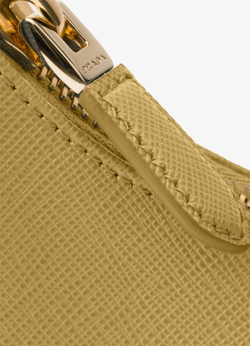 Prada Re-Edition 2005 Mini schoudertas van kalfsleer - detail 4 geel