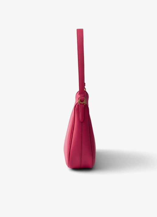 Prada Re-Edition 2005 Mini schoudertas van kalfsleer - detail 3 roze