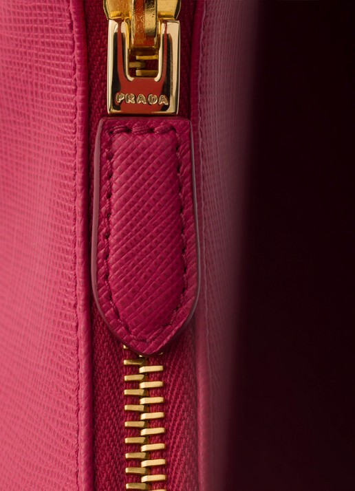 Prada Re-Edition 2005 Mini schoudertas van kalfsleer - detail 4 roze