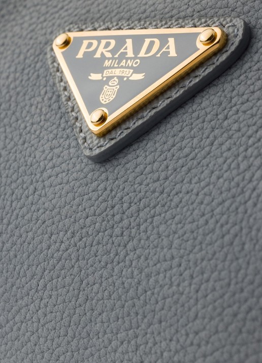 Prada Re-Edition 2005 Mini schoudertas van nubuck - detail 3 blauwgrijs