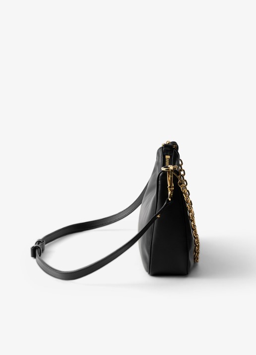 Prada Re-Edition Mini schoudertas van kalfsleer - detail 4 zwart