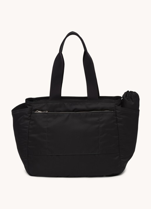Prada Re-Nylon Baby schoudertas met afneembare schouderriem - achterkant 3 zwart