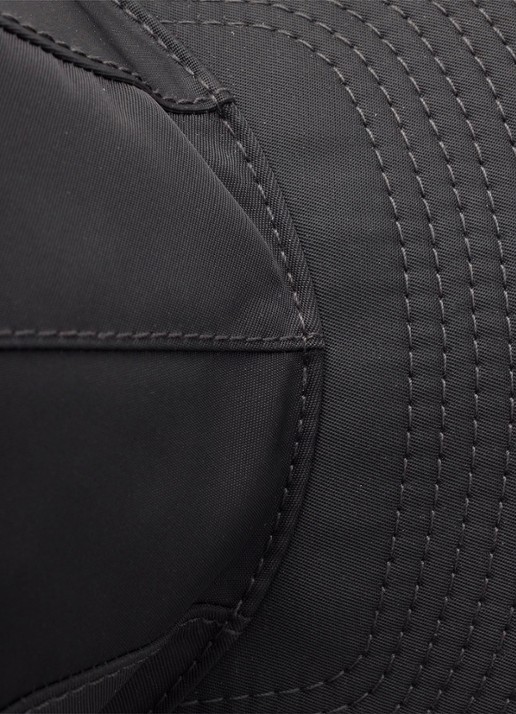 Prada Re-Nylon baseball pet met logo - detail 3 zwart