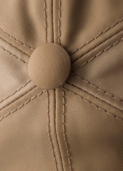 Prada Re-Nylon Baseball pet met logo - detail 3 beige