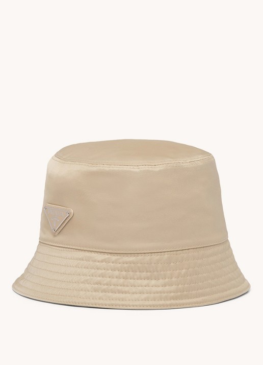 Prada Re-Nylon bucket hoed met logo