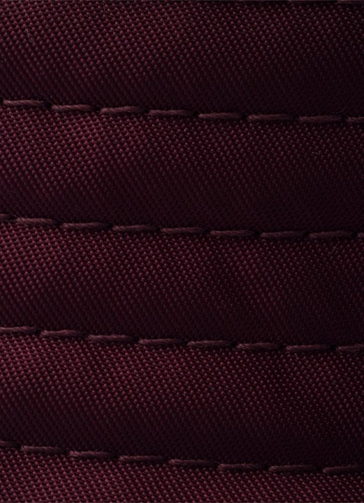 Prada Re-Nylon bucket hoed met logo - detail 3 bordeauxrood