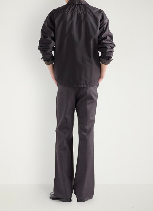 Prada Re-Nylon jack met borstzak - achterkant 6 zwart