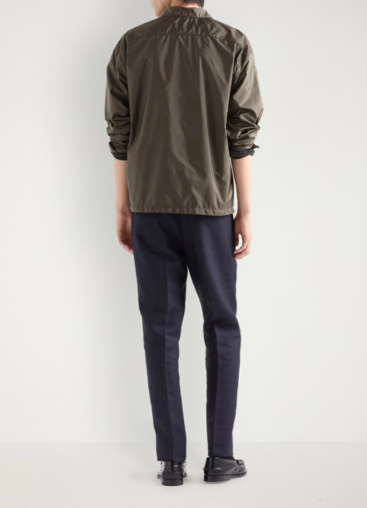 Prada Re-Nylon jack met borstzak - achterkant 6 groen