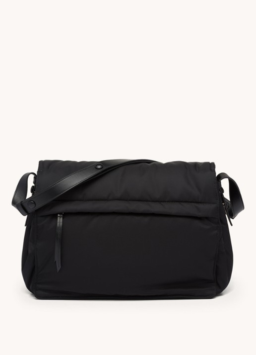 Prada Re-Nylon Large gewatteerde schoudertas - detail 3 zwart