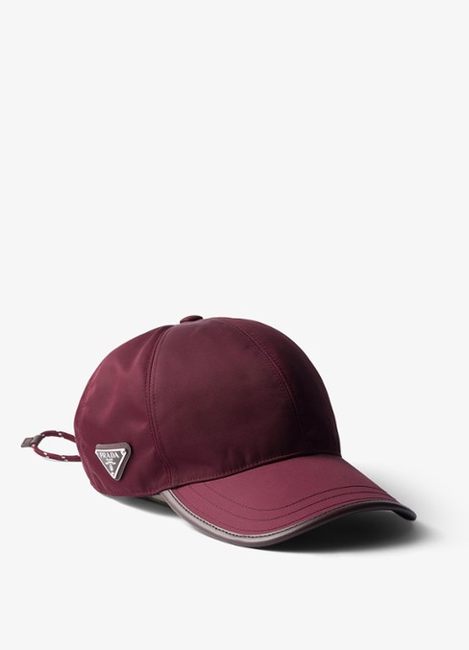 Prada Re-Nylon pet met leren details en trekkoord