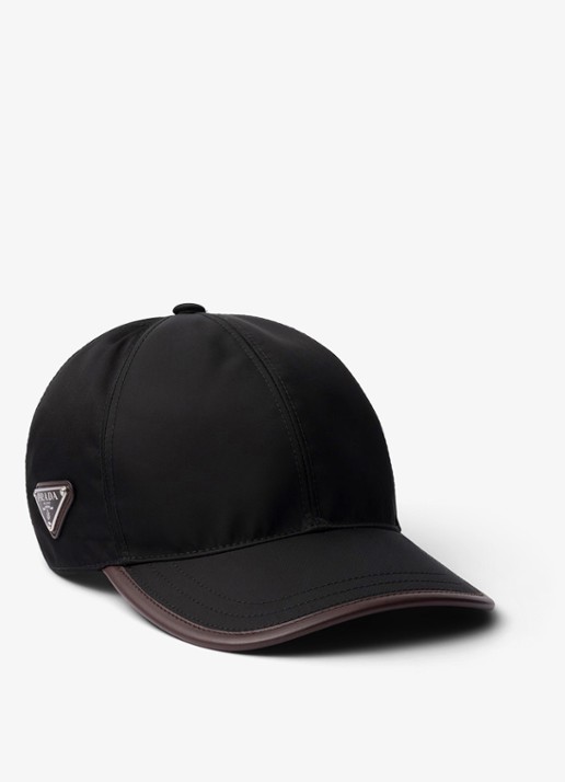 Prada Re-Nylon pet met leren details en trekkoord