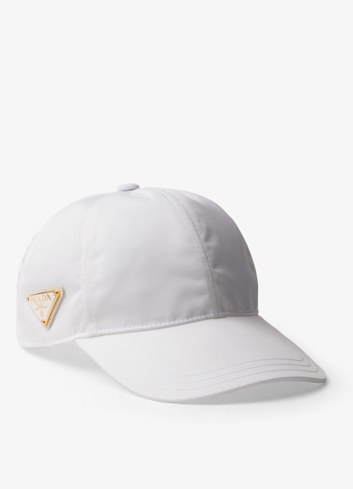 Prada Re-Nylon pet met logo - voorkant 3 wit