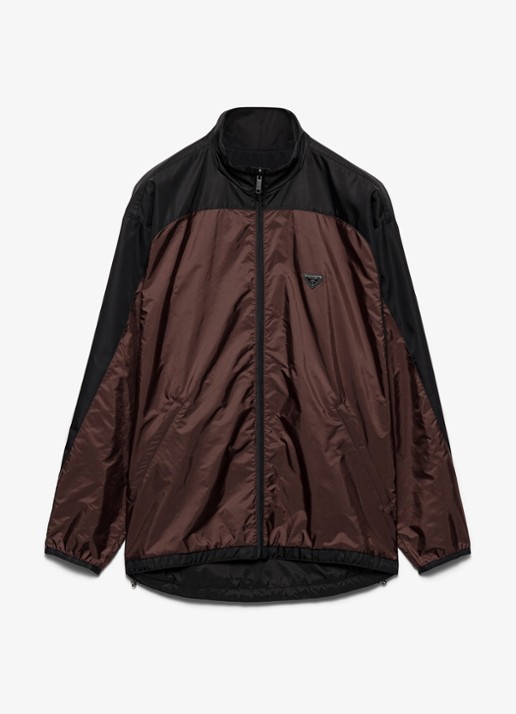 Prada Re-Nylon reversible jack met logo