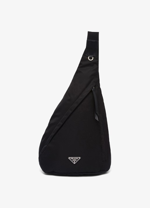 Prada Re-Nylon rugzak met leren details
