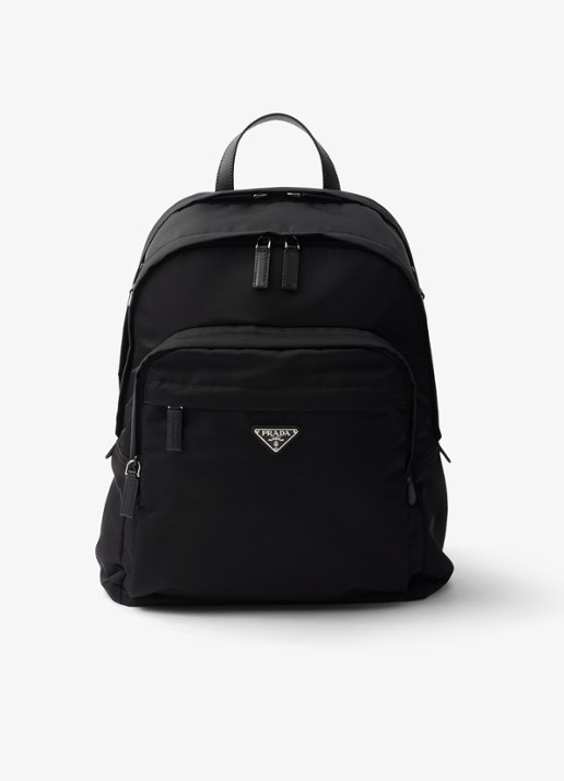 Prada Re-Nylon rugzak met logo