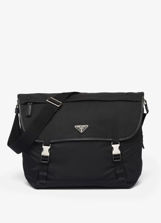 Prada Re-Nylon schoudertas met leren details
