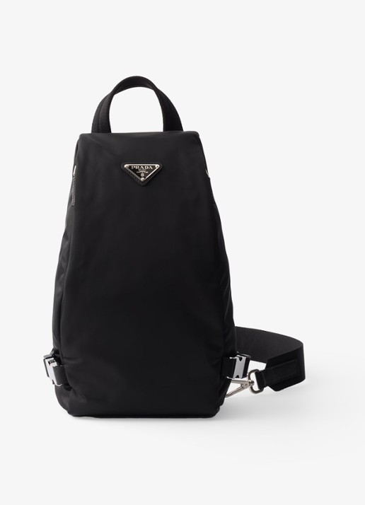 Prada Re-Nylon schoudertas met leren details