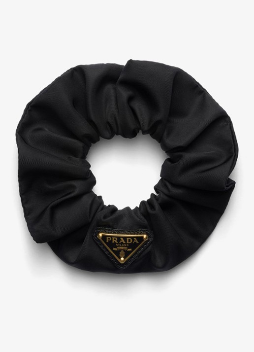 Prada Re-Nylon scrunchie met logo