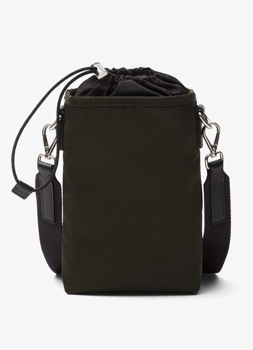 Prada Re-Nylon smartphone case - achterkant 3 groen