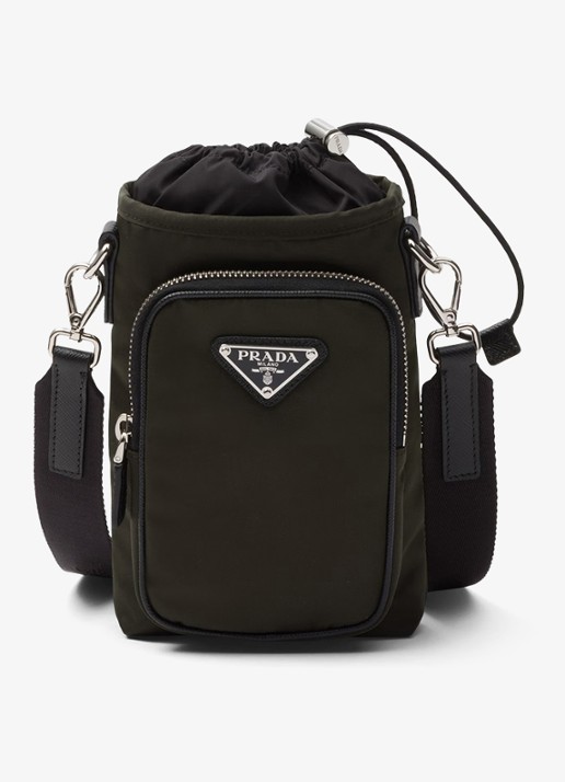 Prada Re-Nylon smartphone case - voorkant groen