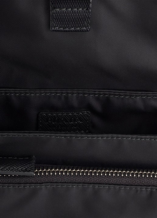 Prada Re-Nylon telefoonhoesje met afneembare schouderriem - detail 3 zwart
