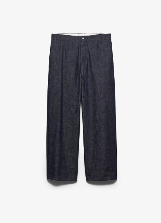 Prada Regular fit jeans met donkere wassing - voorkant 4 indigo
