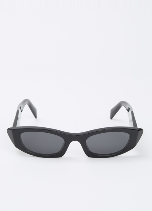 Prada Retro zonnebril PR B16S - detail 2 zwart