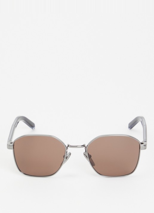 Prada Retro zonnebril PR C50S - detail zilver
