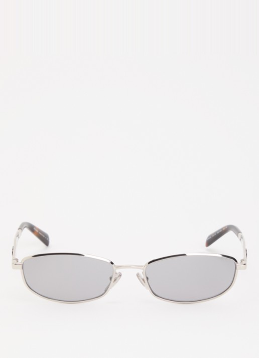 Prada Retro zonnebril PR D51S - detail 2 zilver
