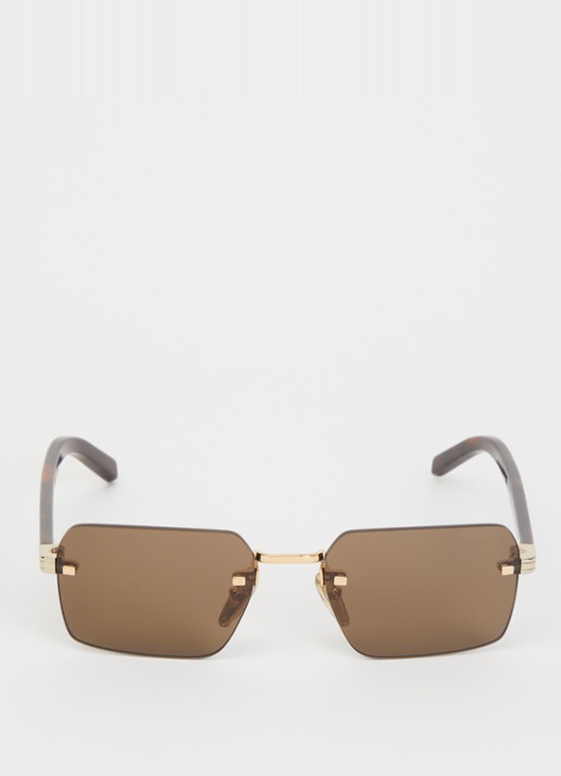 Prada Retro zonnebril PR D55S - detail 2 goud