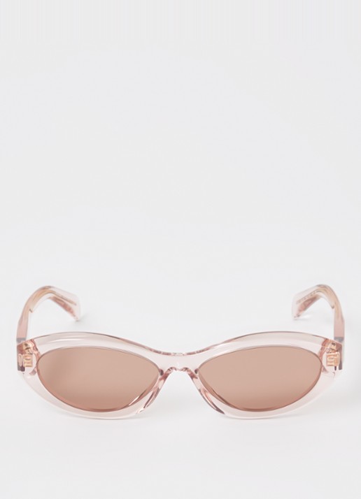 Prada Retro zonnebril PR26ZS - detail 3 roze