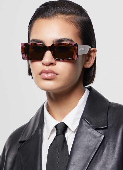 Prada Retro zonnebril PRA07S - voorkant 2 bruin