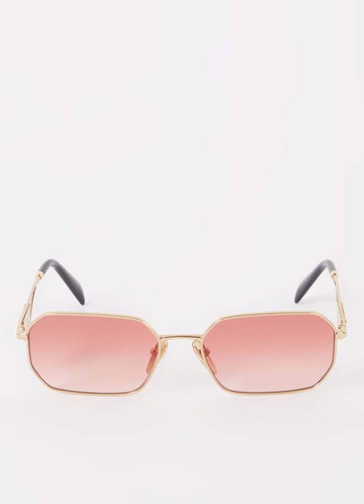 Prada Retro zonnebril PRA51S - detail 3 goud