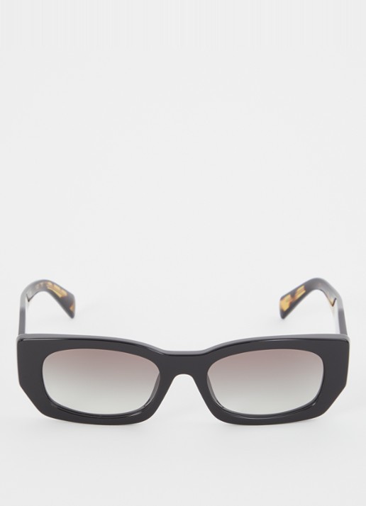 Prada Retro zonnebril PRB05S - detail 2 zwart