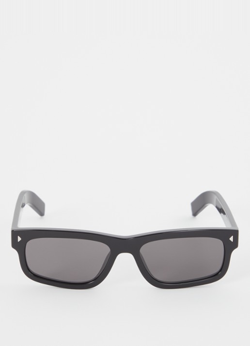 Prada Retro zonnebril PRB11S - detail 2 zwart